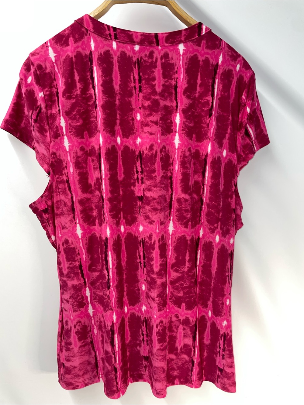 I.N.C. IBIZA DYE SHORT SLEEVE BLOUSE FTL-07-009 - Picture 5 of 5